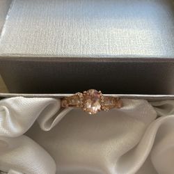 Marropino Morganite And Zircon Ring