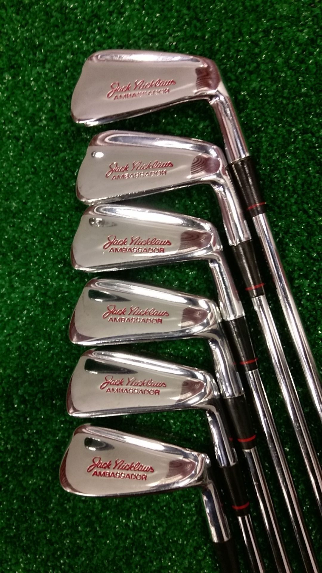 $90 *Rare* MacGregor Jack Nicklaus Ambassador irons, 3,4,5,6,7,9, Original Shafts and Grips Golf Club