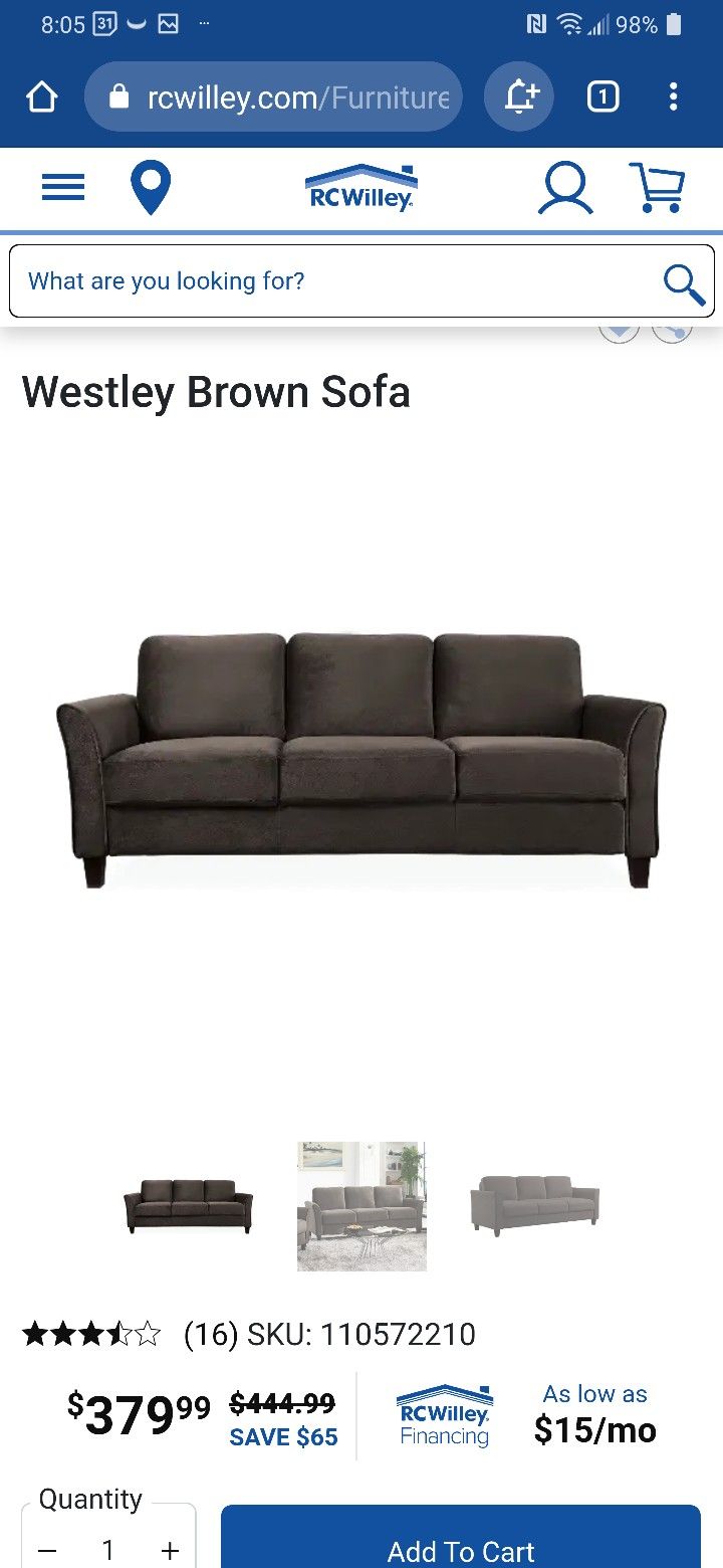 Rc outlet willey couches