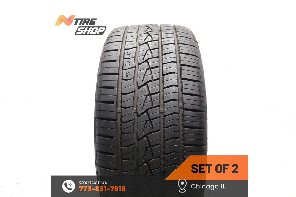Set of 2 Used 8.5/32 275/40ZR20 106Y Continental ControlContact Sport SRS Plus
