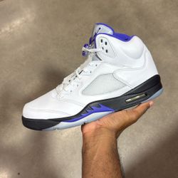 Pre Loved Air Jordan 5 Court Purple Sz11.5 