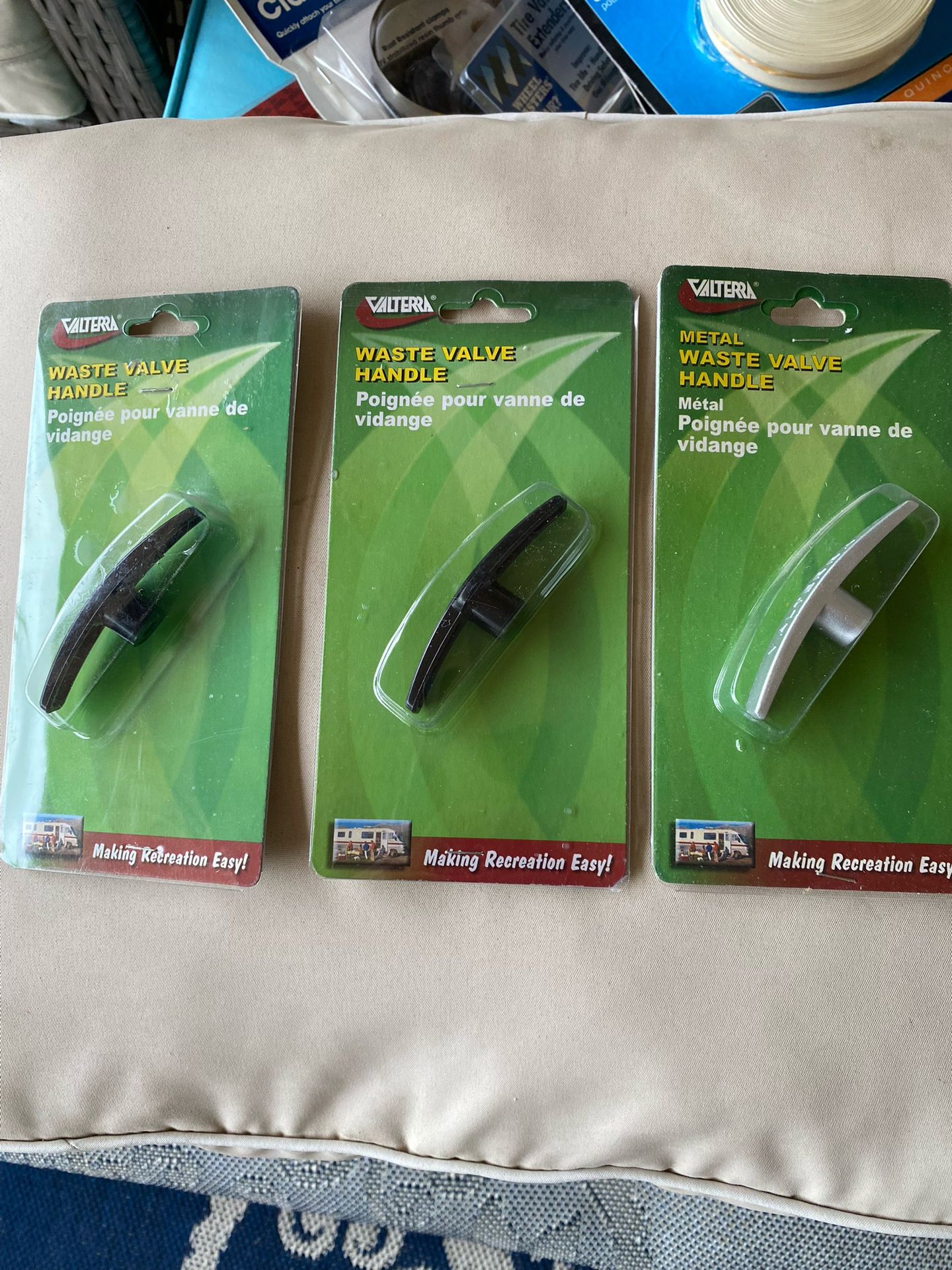 RV Waste & Gray Water Valve Handles