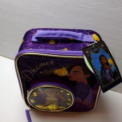 New With Tags Beautiful purple Sparkle Girly Lunch Box  