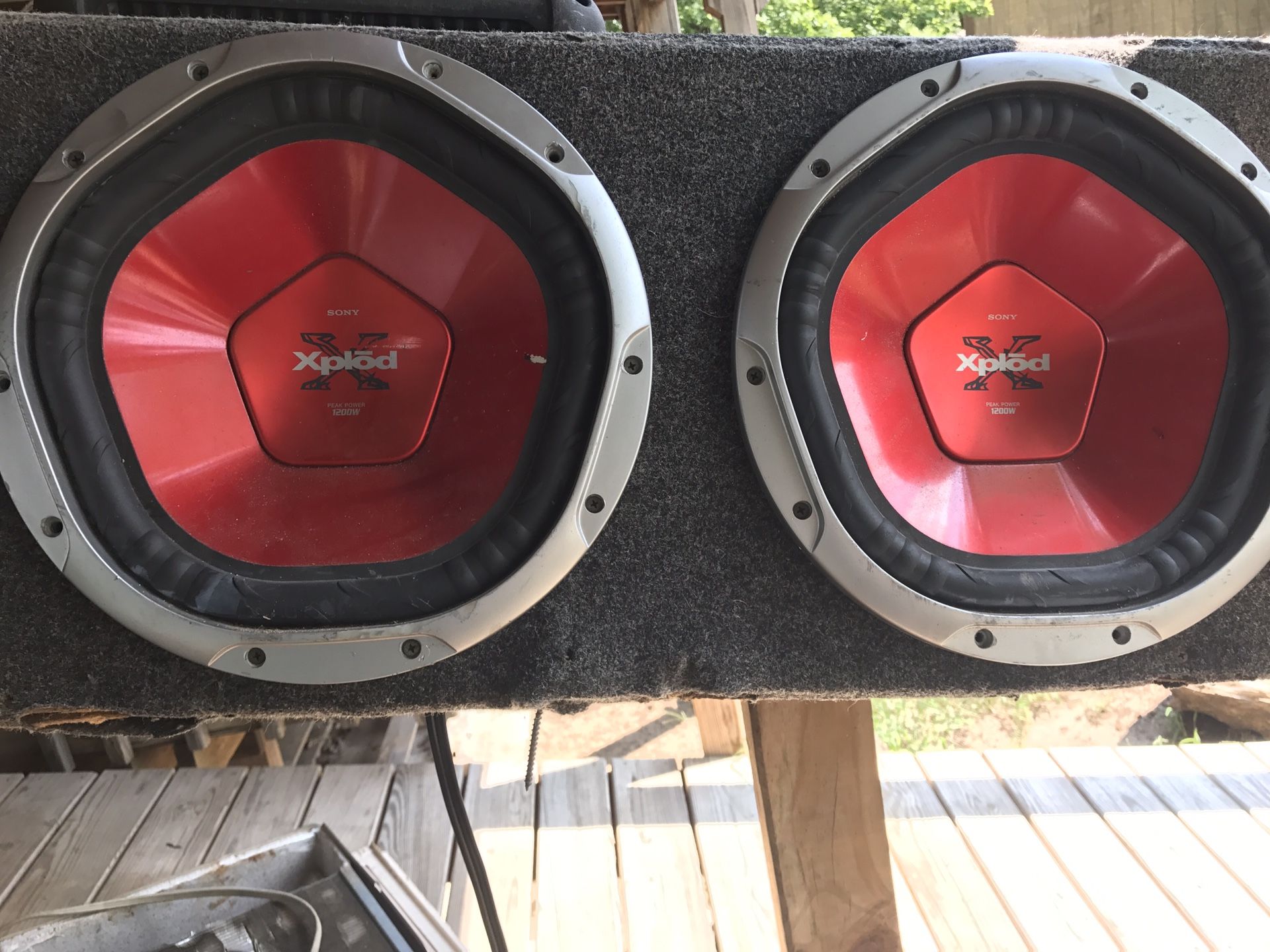 Sony Xplod 12" subs (XSL121P5) w/ box