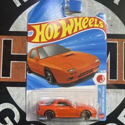 Hot Wheels orange Mazda RX7 #mazda #hotwheels #jdm