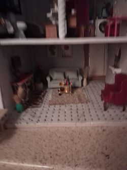 Fully equipped  doll house
