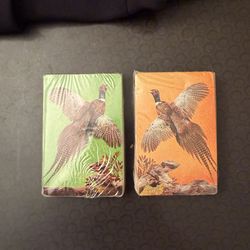 Vintage Trump Playing Cards, Pheasant Design