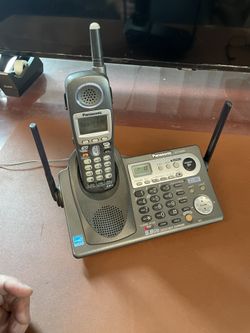 Panasonic KX-TG6500 2 Line Wireless Phone With Built In Answering Machine