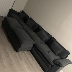 Dark Grey Sectional