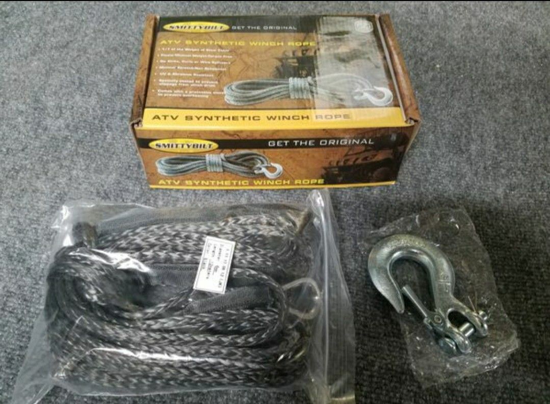 Smittybuilt 97704 XRC 40 ft synthetic winch rope