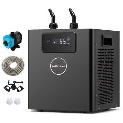 Aquarium Chiller 79 gal, 1/3 hp Compressor & Silent Fan for Hydroponics System/Fish Tank/Axolotl/Coral Reef/Fresh & Sea Water