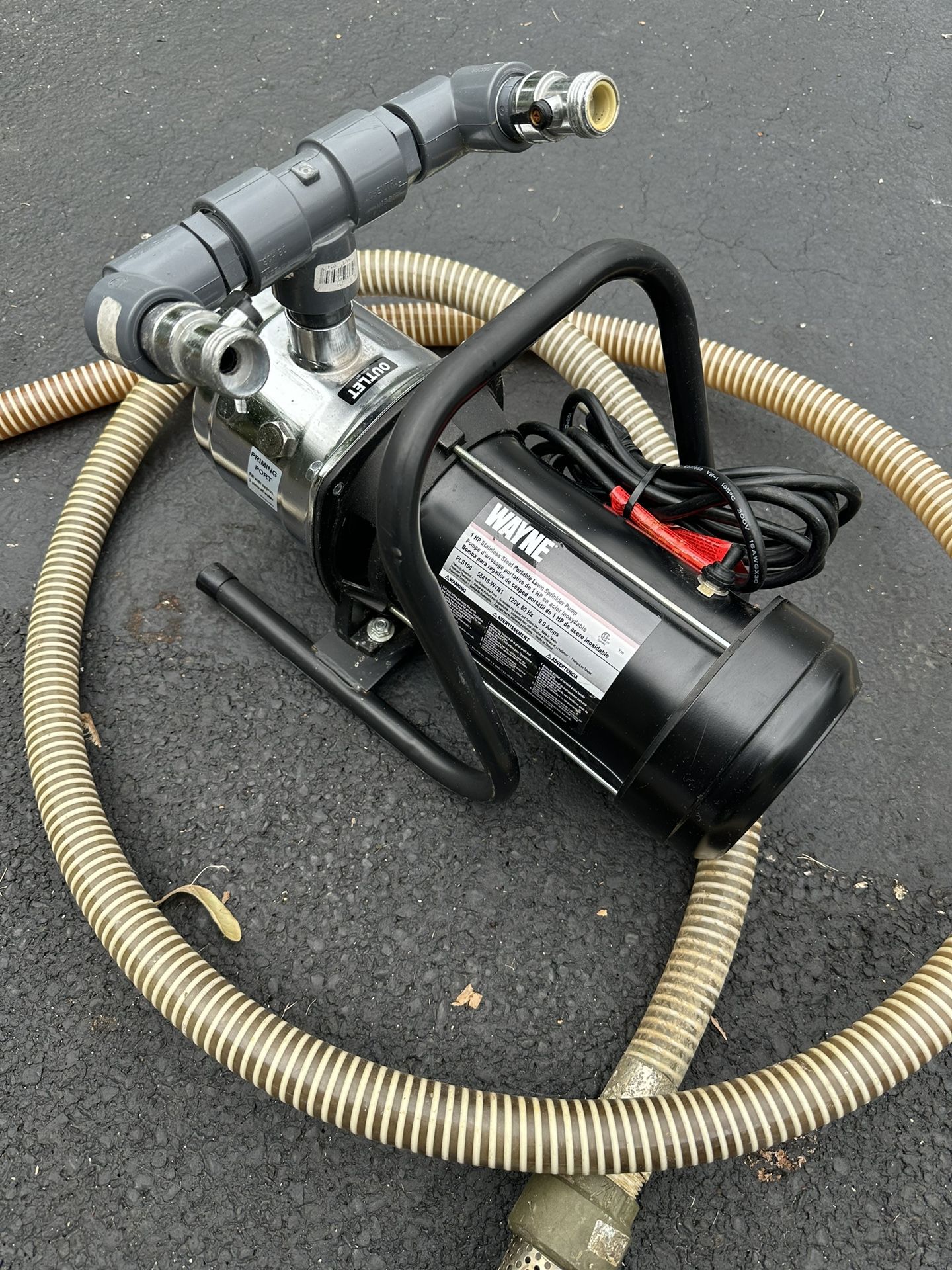 Wayne Irrigation/lawn Sprinkler Pump 1 HP