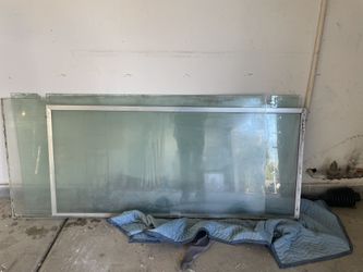 3 Pieces Of Shower Glass