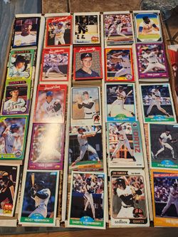 Monster box of baseball and hockey cards