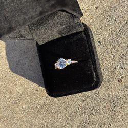 Mossinite 925 Silver Ring Engagement Or Even Anniversary Gift