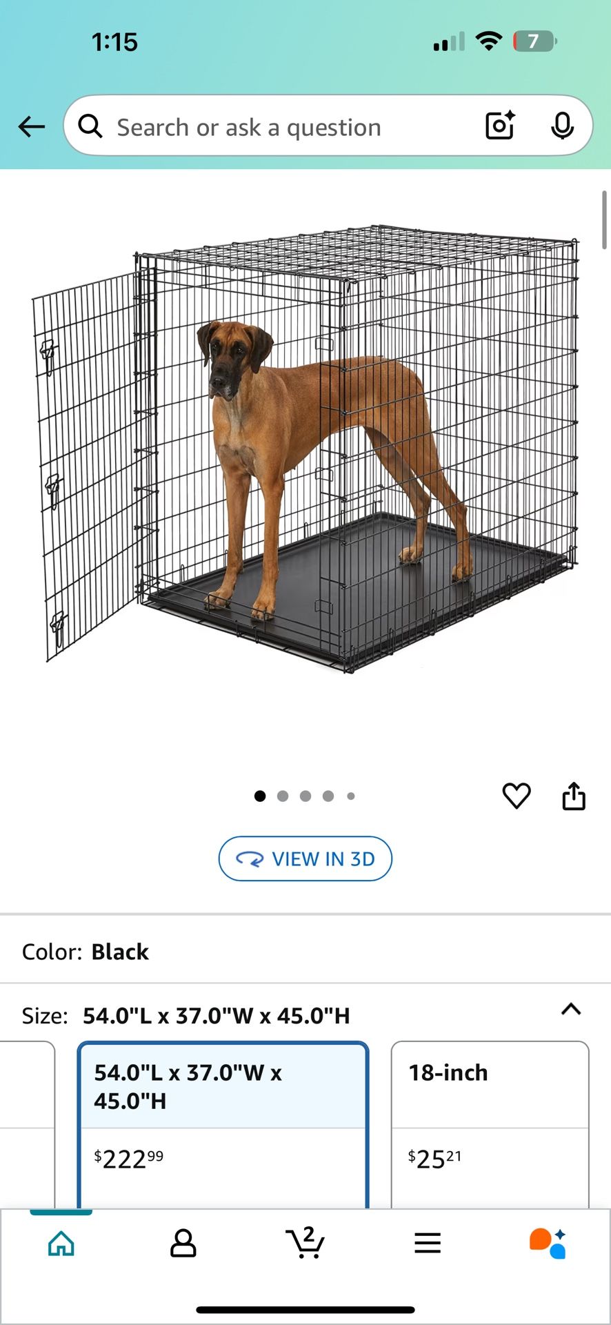 XXL dog Crate