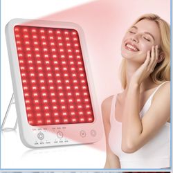 Terapia de luz roja para lámpara de terapia de luz facial.