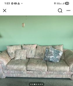 Klaussner Coastal Floral Sleeper Sofa
