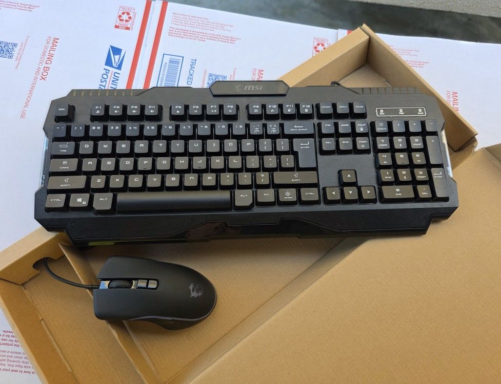 NEW in Box__MSI K322 Gaming RGB Keyboard and Mouse Combo