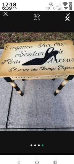24"X16" Unique side table