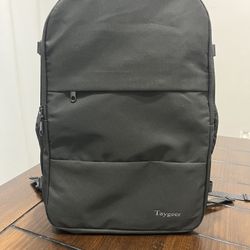 Taygeer Travel Laptop Backpack Black Carry On Flight Approved USB Port