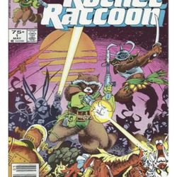 Rocket Raccoon, 1985, #1-4 Complete Limited Series,  Newsstand Edition