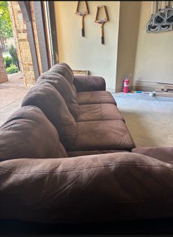 Great brown sectional  couch