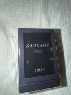 The new Dior Sauvage Extrait Perfume Spray, 1.7 oz. 100% authentic