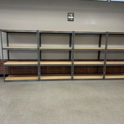 Shelving 48 in W x 24 in D New Industrial Boltless Warehouse And Garage Racks Stronger Than Homedepot Lowes And Costco Delivery Available
