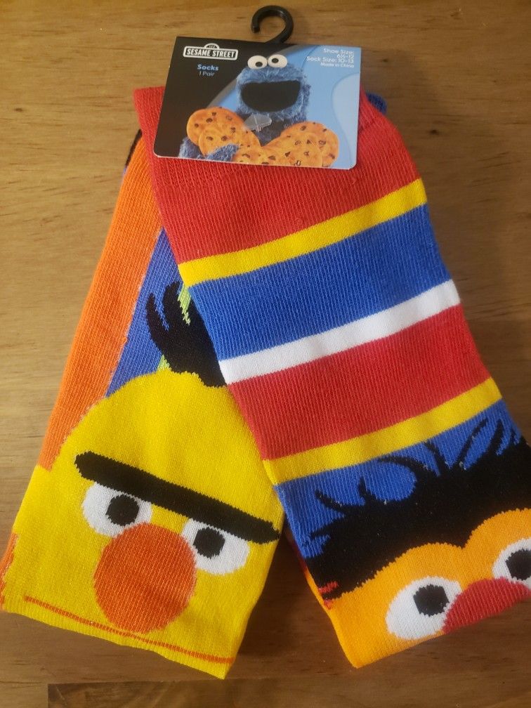 Sesame Street Bert & Ernie Socks 