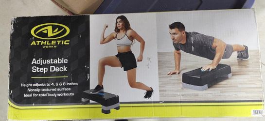 ATHLETIC WORKS ADJUSTABLE STEP DECK