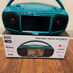 Altec DVD portable Boombox Tv Monitor