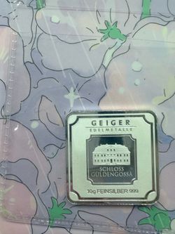 Geiger Edelmetalle 10g 999 Fine Silver Bar