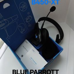 Blue tooth headset BlueParrott B450-XT professional grade refurbished