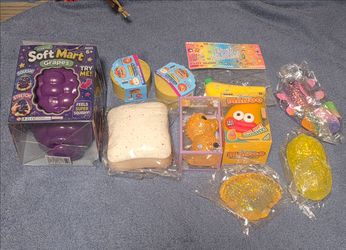 Squishy Toy Bundle – Mixed Lot 10 pcs