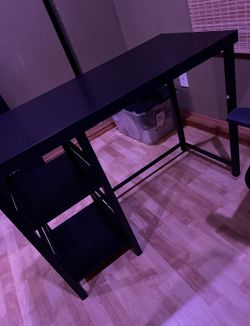 Adjustable Black Desk