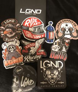 LGND Supply CO LE Items Stickers Keychain Air Fresheners
