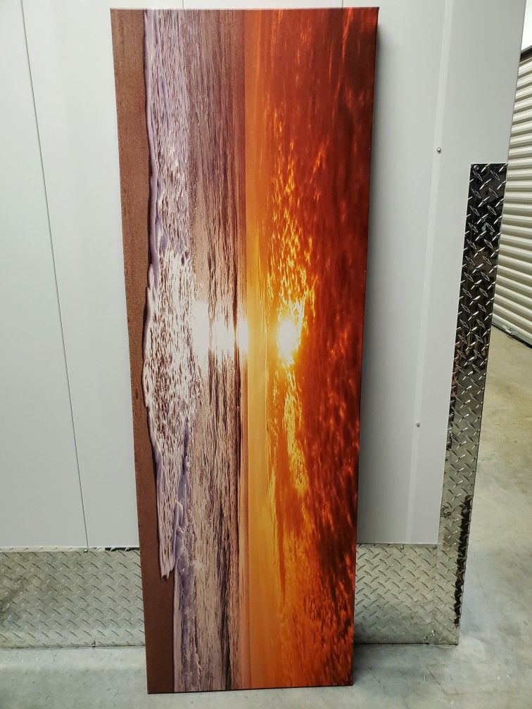 5 X 2 FT Canvas Italian Beach Picture