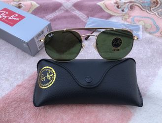 Marshal 3648 Rayban Green Lenses Sunglasses 