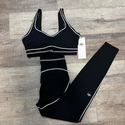 black aloyoga women set