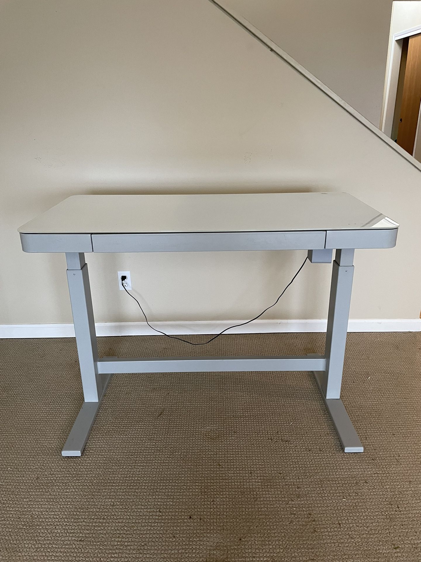 Automatic Glass Standing Desk