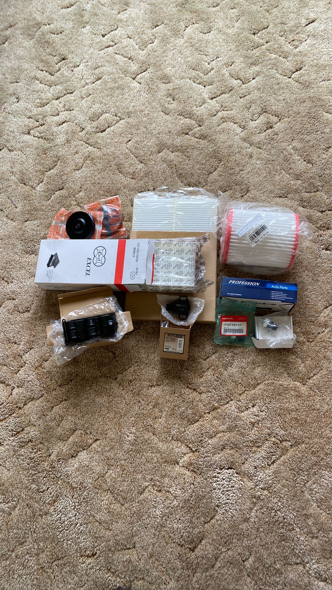 Honda CRV, Civic, Element, Acura New Parts 