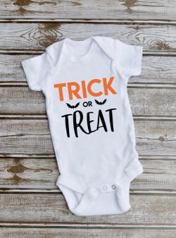 Trick or treat onesie