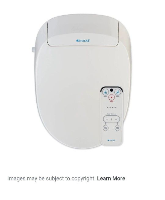 Brondell Inc. S300-RW Swash 300 Round Advanced Bidet Toilet Seat, White Reg Price 289.99