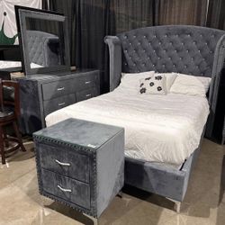 🇺🇸 NEW!! 4pc Bargain Bedroom Sets STILL IN BOX 📦 Delivery Avail 🚛🇺🇸