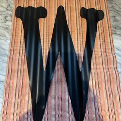 New Decorative “W” Metal Wall Art