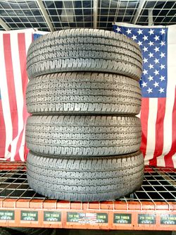✔️ Set of 4 Used Tires LT275/70R18 FIRESTONE TRANSFORCE HT 10PLY LOAD RANGE E HEAVY-DUTY TRUCK TYRES 275 70 18