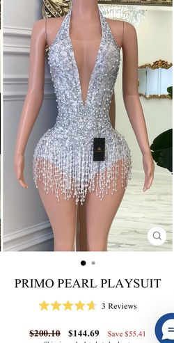 Rhinestone/Pearl Romper