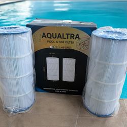 Aqualtra Pool Filter Set of 2 for CC100, C-9410, CCRP100, PAP100 and PAP1004 NEW