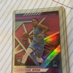 Desmond Bane Panini Chronicles Rookie 